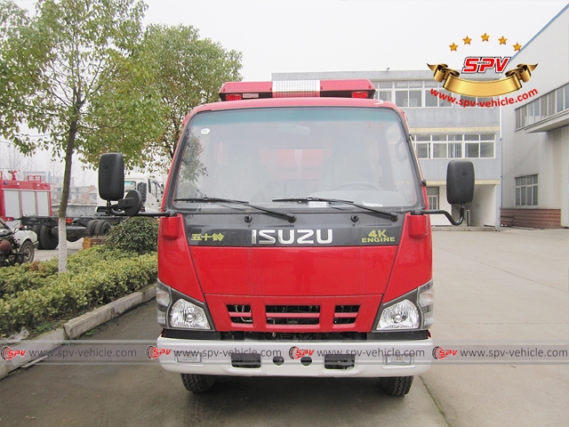 Front view of Fire Apparatus ISUZU